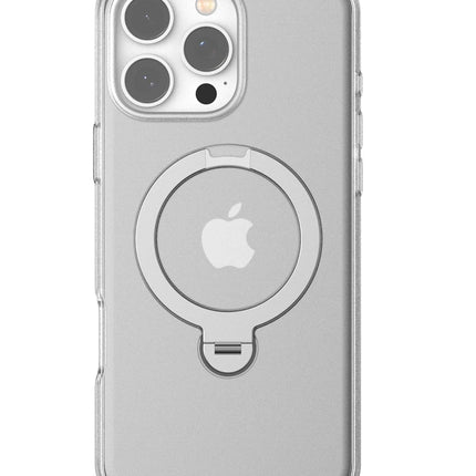 iPhone 16 Pro O Stand Spin Serisi Magsafe Kılıf - Şeffaf 2