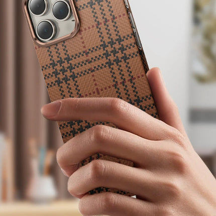 iPhone 16 Scots Kevlar Magsafe Kılıf - Çöl Titanyum 3