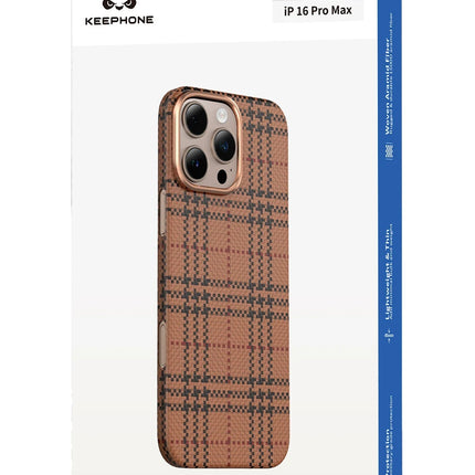 iPhone 16 Scots Kevlar Magsafe Kılıf - Çöl Titanyum 5
