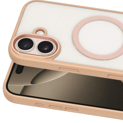 iPhone 16 Terea Magsafe Kapak Kılıf - Pembe 2