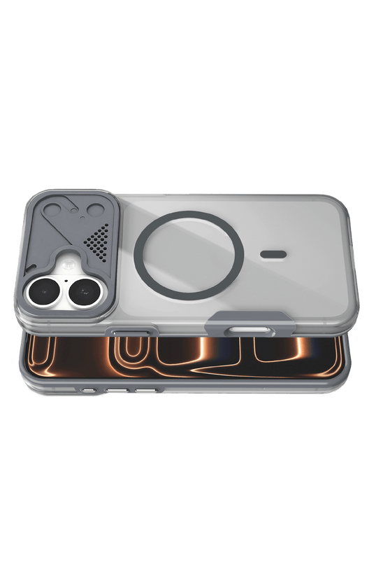 iPhone 16 Zinko Magsafe Kapak Kılıf - Titan Gri 3
