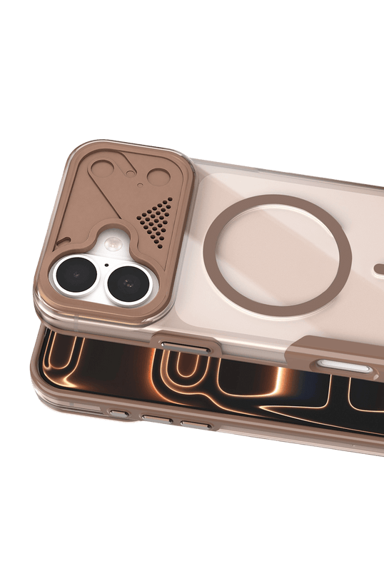 iPhone 16 Zinko Magsafe Kapak Kılıf - Çöl Titanyum 2