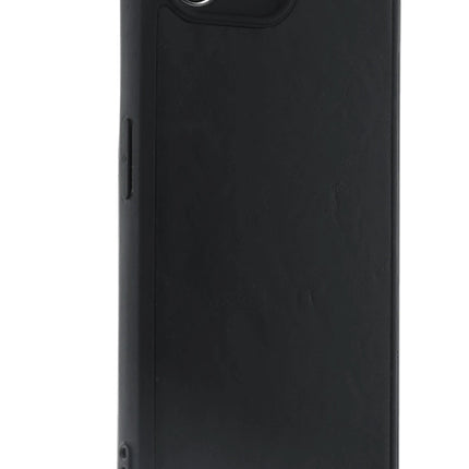 iPhone 16E Aras Deri Kapak Kılıf - Siyah 3
