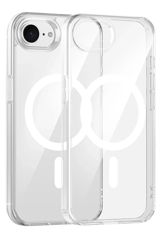 iPhone 16E Crystal Clear Magsafe 3in1 Ekran Koruyucu ve Kamera Lens Set Kılıf 2
