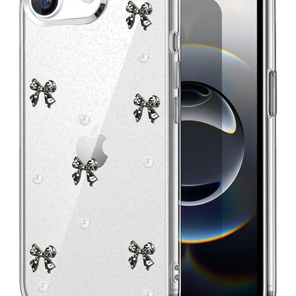 iPhone 16E Fiyonk Desenli Kapak Kılıf - Desen 8