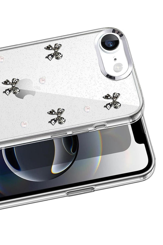 iPhone 16E Fiyonk Desenli Kapak Kılıf - Desen 8 2