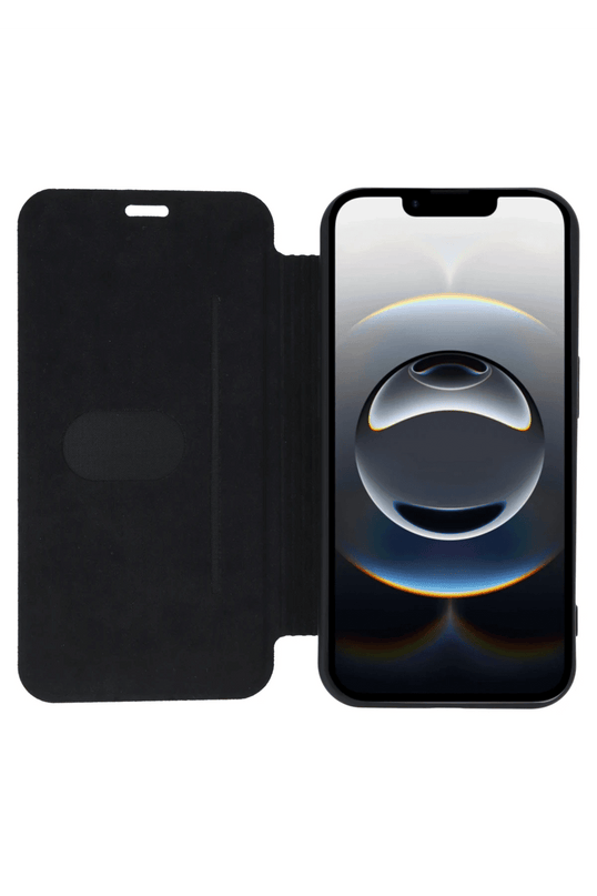 iPhone 16E Flip Cover Kılıf - Siyah 2