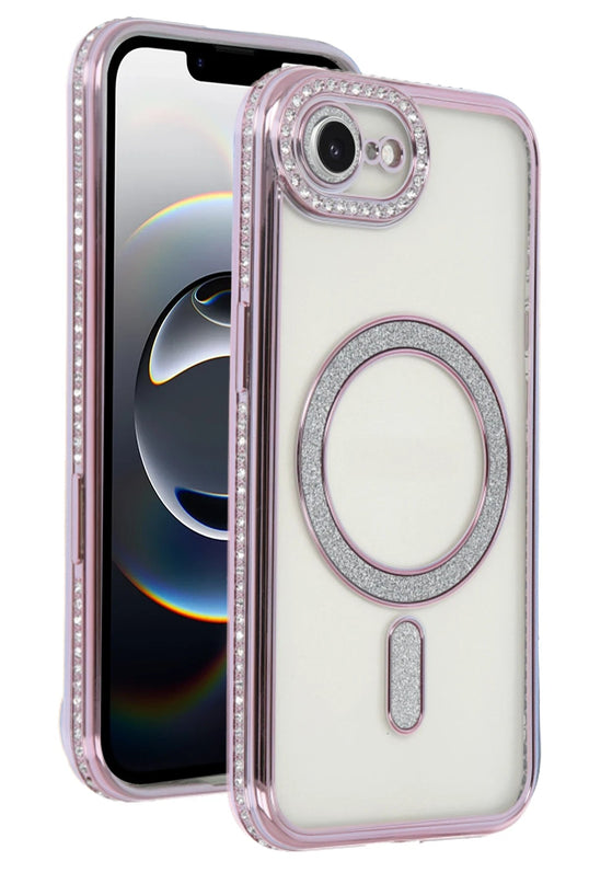 iPhone 16E Joke Simli Magneticsafe Kılıf - Pembe