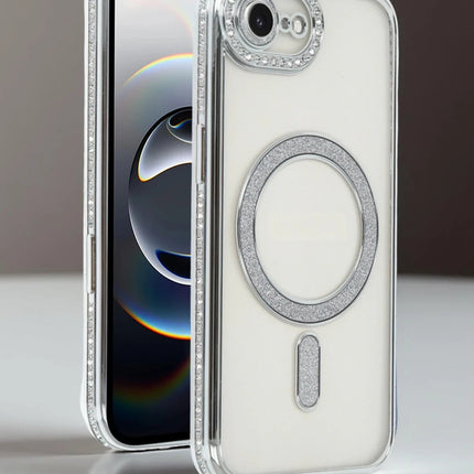 iPhone 16E Joke Simli Magneticsafe Kılıf - Derin Mor 2