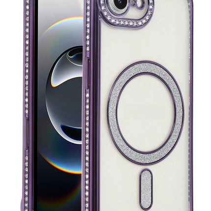 iPhone 16E Joke Simli Magneticsafe Kılıf - Derin Mor