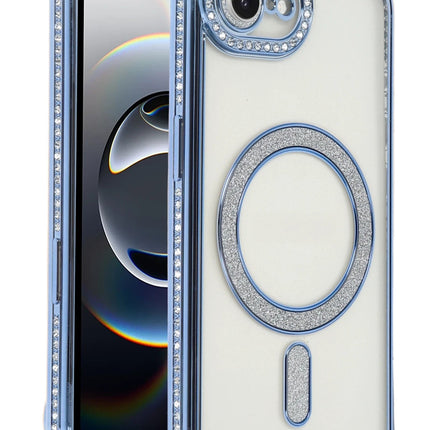 iPhone 16E Joke Simli Magneticsafe Kılıf - Mavi