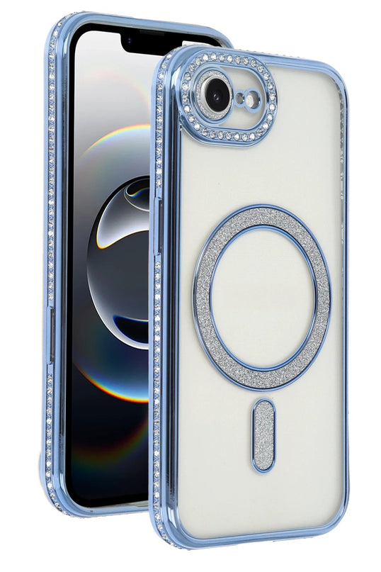iPhone 16E Joke Simli Magneticsafe Kılıf - Mavi