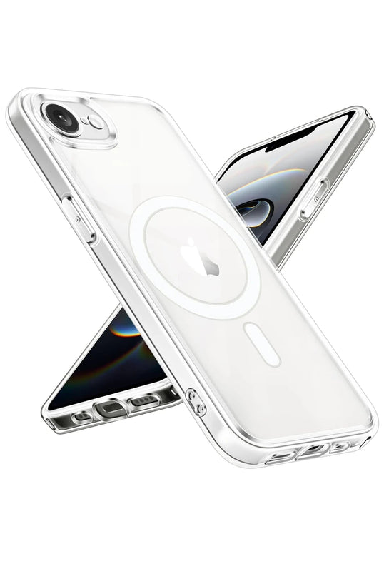 iPhone 16E Magneticsafe Şeffaf Silikon Kılıf