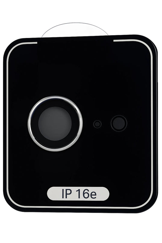 iPhone 16E Origin 20in1 Metal Kamera Lens Koruyucu - Gümüş 2