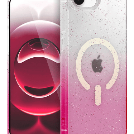 iPhone 16E Pummel Shiny Magsafe Kapak Kılıf - Pembe
