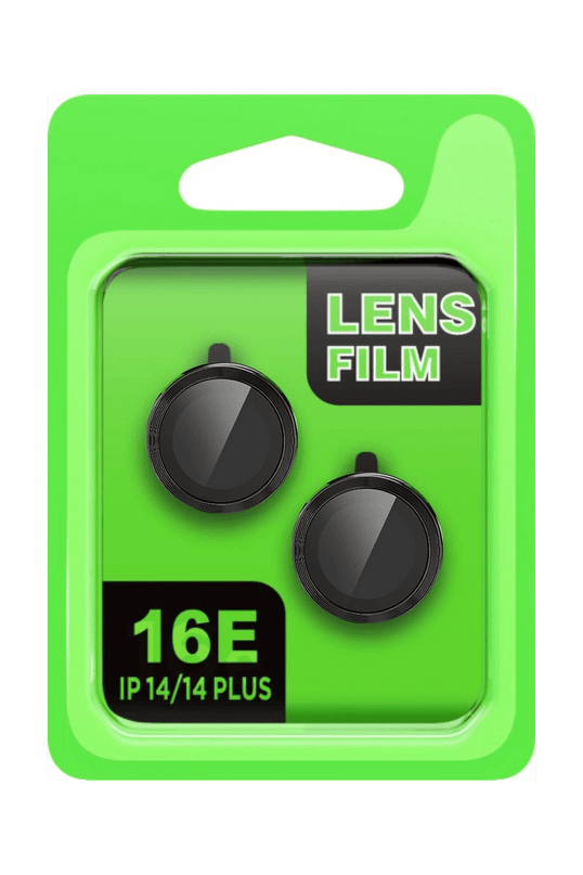 iPhone 16E Raze Metal Kamera Lens - Siyah