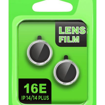 iPhone 16E Raze Metal Kamera Lens - Gümüş