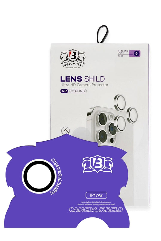 iPhone 17 Air Bilvis Titan Kamera Lens - Gümüş
