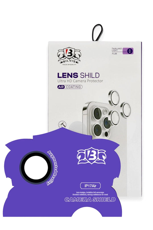 iPhone 17 Air Bilvis Titan Kamera Lens - Lacivert
