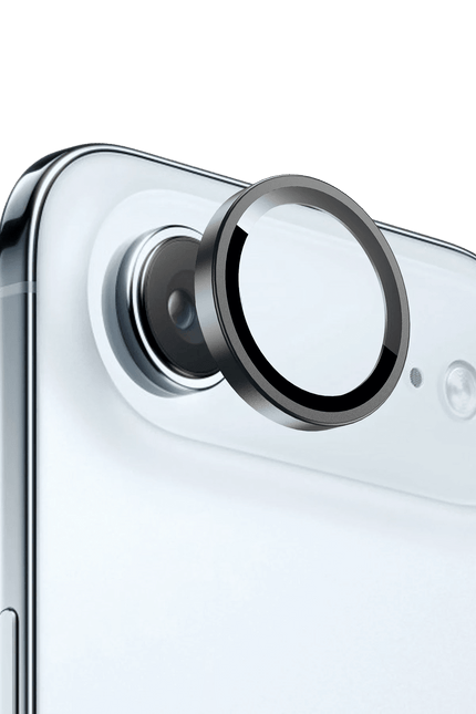 iPhone 17 Air Bright PVD Metal Kamera Lens - Siyah