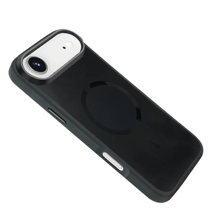 iPhone 17 Air IRIS Matte Pure Glass Magsafe Kapak Kılıf - Siyah 4