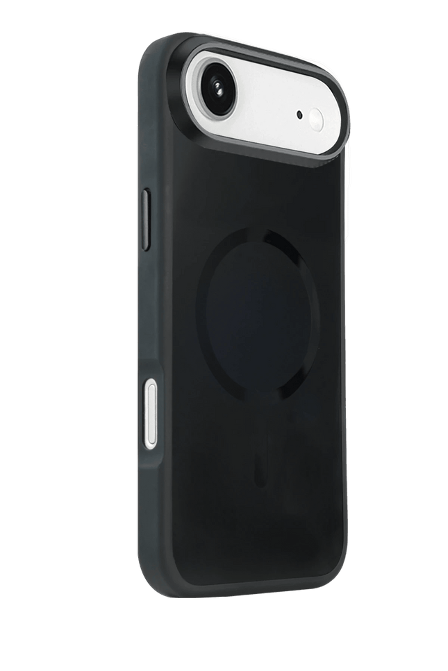 iPhone 17 Air IRIS Matte Pure Glass Magsafe Kapak Kılıf - Siyah 3