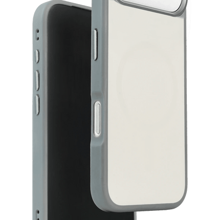 iPhone 17 Air IRIS Matte Pure Glass Magsafe Kapak Kılıf - Titan Gri