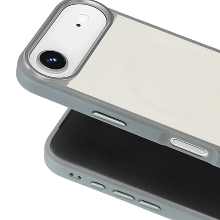 iPhone 17 Air IRIS Matte Pure Glass Magsafe Kapak Kılıf - Titan Gri 2