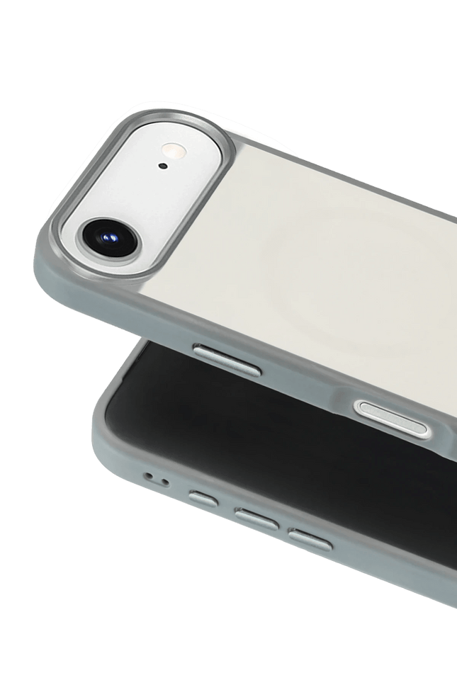 iPhone 17 Air IRIS Matte Pure Glass Magsafe Kapak Kılıf - Titan Gri 2