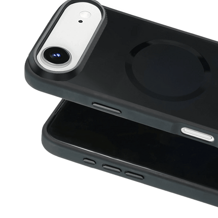 iPhone 17 Air IRIS Matte Pure Glass Magsafe Kapak Kılıf - Siyah 2