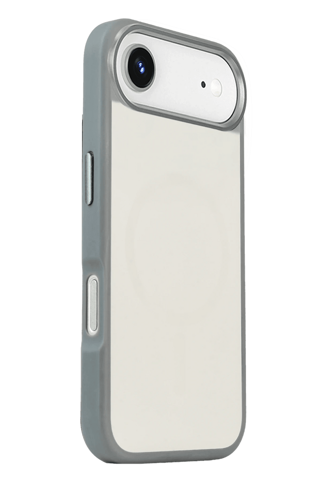 iPhone 17 Air IRIS Matte Pure Glass Magsafe Kapak Kılıf - Titan Gri 3
