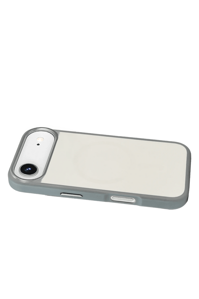 iPhone 17 Air IRIS Matte Pure Glass Magsafe Kapak Kılıf - Titan Gri 5
