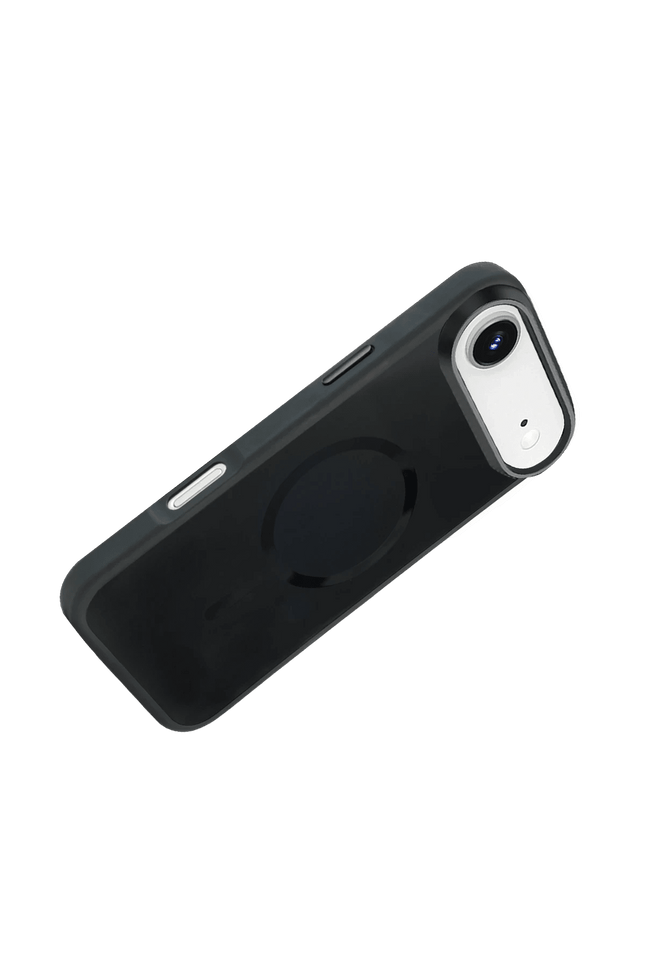 iPhone 17 Air IRIS Matte Pure Glass Magsafe Kapak Kılıf - Siyah 5