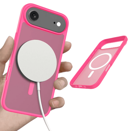 iPhone 17 Air Jota Magsafe Kapak Kılıf - Rose 4