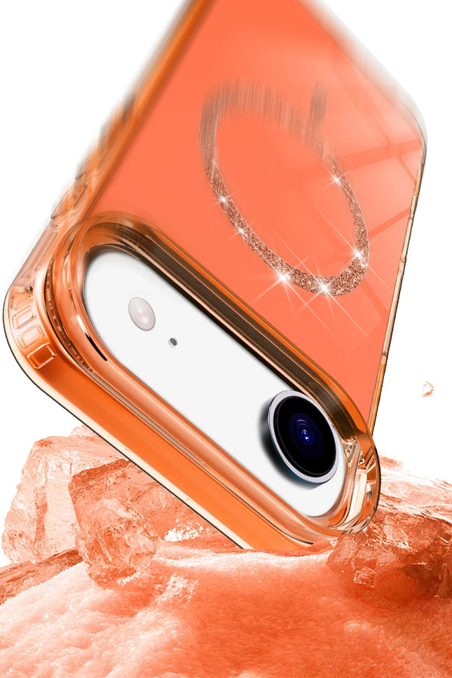 iPhone 17 Air Live Diamond Magsafe Kapak Kılıf - Yeşil 4