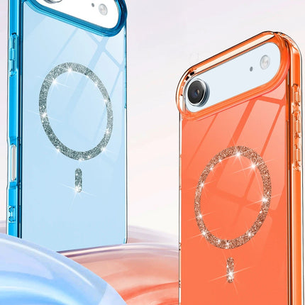 iPhone 17 Air Live Diamond Magsafe Kapak Kılıf - Yeşil 5