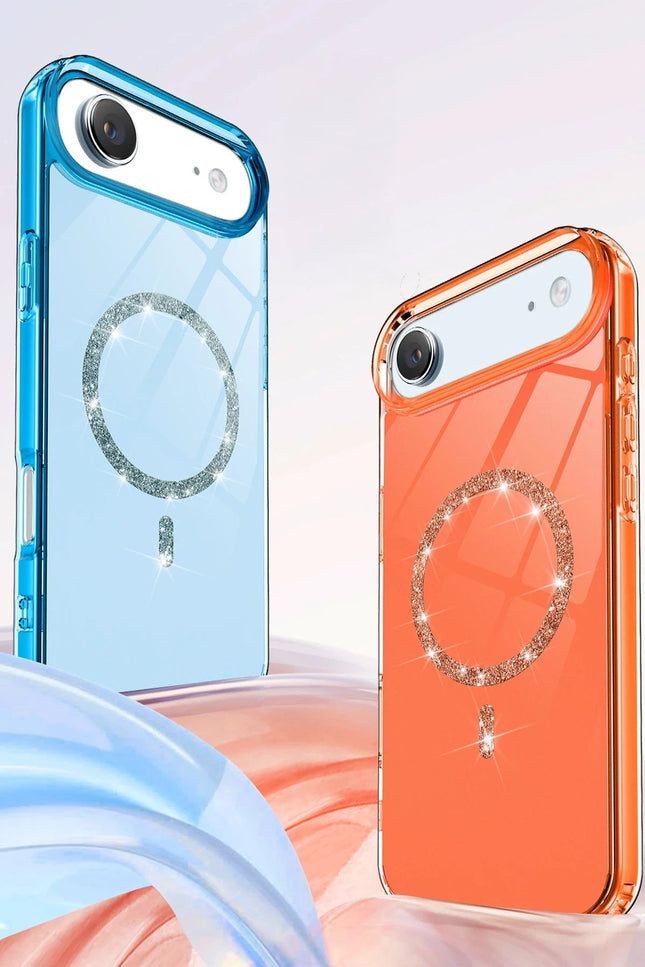 iPhone 17 Air Live Diamond Magsafe Kapak Kılıf - Yeşil 5