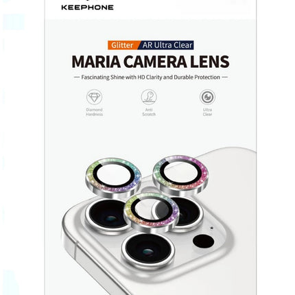 iPhone 17 Air Maria Simli Kamera Lens Koruyucu - Gri 5