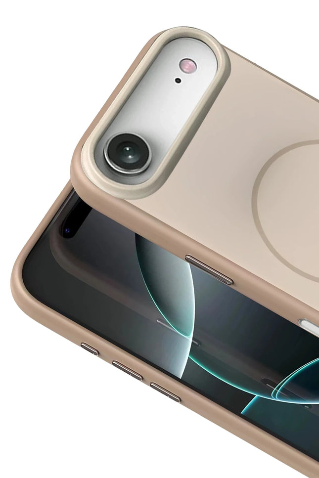 iPhone 17 Air Neva Magsafe Kapak Kılıf - Gold 2