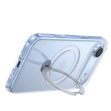 iPhone 17 Air O Stand Spin Serisi Magsafe Kılıf - Şeffaf 3