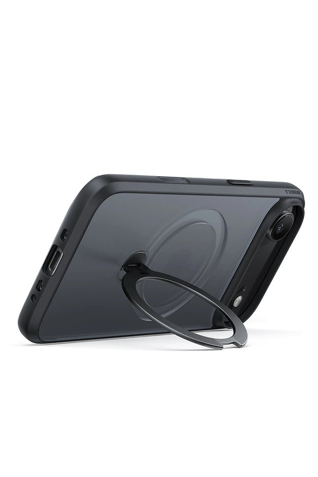 iPhone 17 Air O Stand Spin Serisi Magsafe Kılıf - Siyah 3