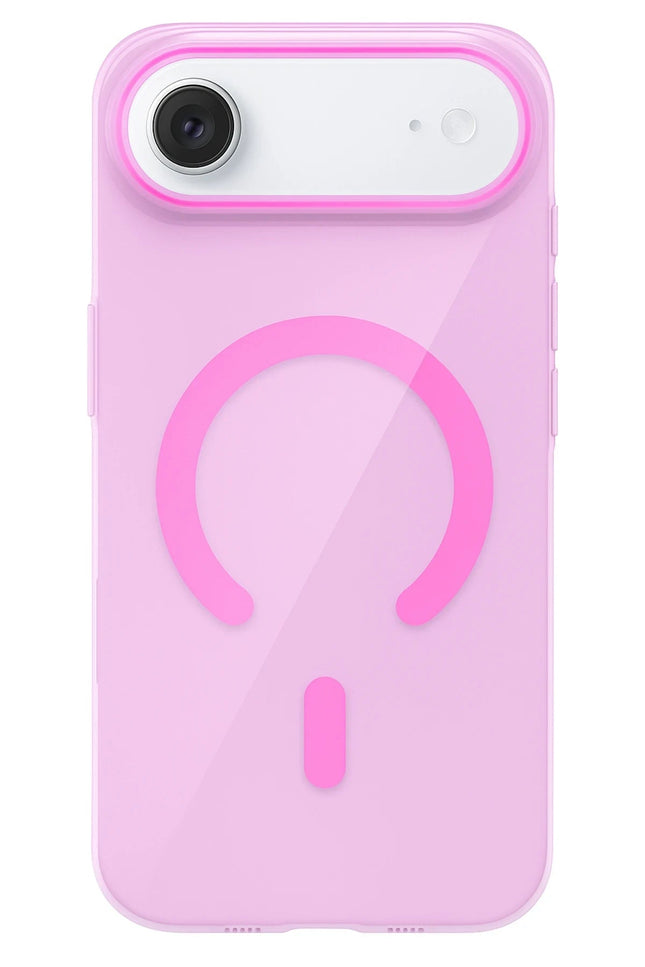 iPhone 17 Air PC Blank Magsafe Kapak Kılıf - Pembe