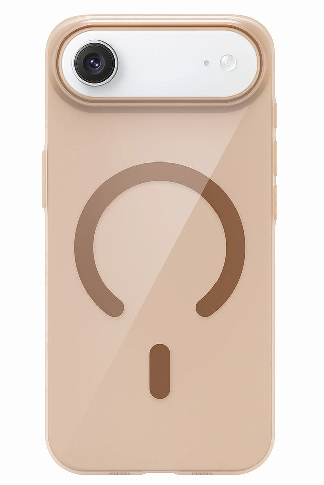 iPhone 17 Air PC Blank Magsafe Kapak Kılıf - Çöl Titanyum