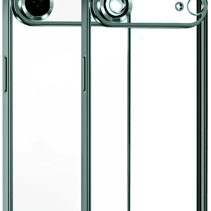 iPhone 17 Air Razer Lensli Silikon Kılıf - Yeşil