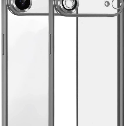 iPhone 17 Air Razer Lensli Silikon Kılıf - Titan Gri