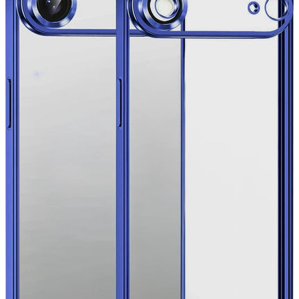 iPhone 17 Air Razer Lensli Silikon Kılıf - Lacivert