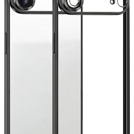 iPhone 17 Air Razer Lensli Silikon Kılıf - Siyah
