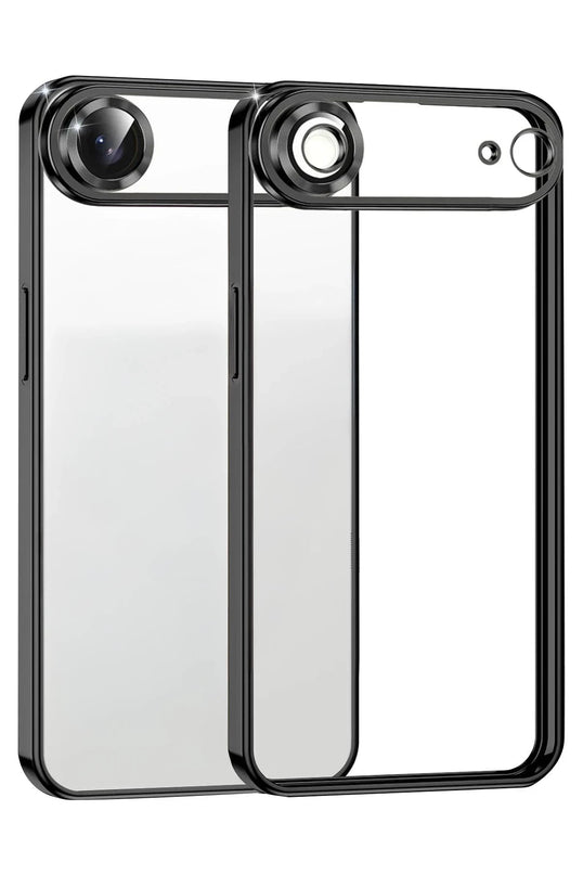 iPhone 17 Air Razer Lensli Silikon Kılıf - Siyah
