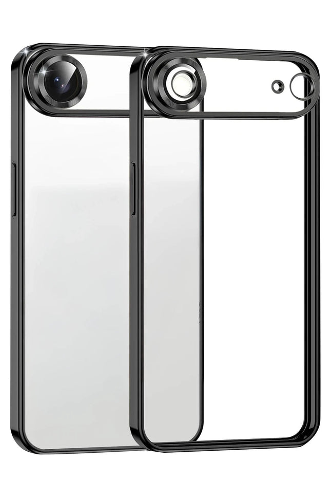 iPhone 17 Air Razer Lensli Silikon Kılıf - Siyah