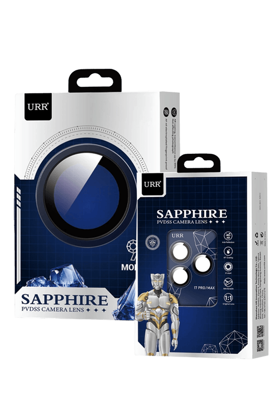 iPhone 17 Air Sapphire PVDSS Kamera Lens Koruyucu - Siyah 6